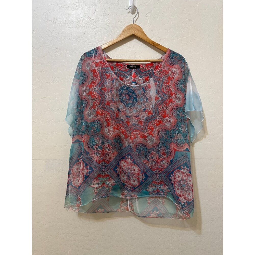 Y2K Vintage Style & Co. Womans Fairy Top Size XL Boho‎ Western Festival Beachy
